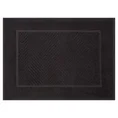 REINA LINE Dywanik łazienkowy z bawełny frotte zdobiony wzorem w zygzaki - 50 x 70 cm - czarny 2
