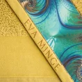 EWA MINGE Komplet ręczników ANGELA w eleganckim opakowaniu, idealne na prezent! - 2 szt. 70 x 140 cm - musztardowy 2