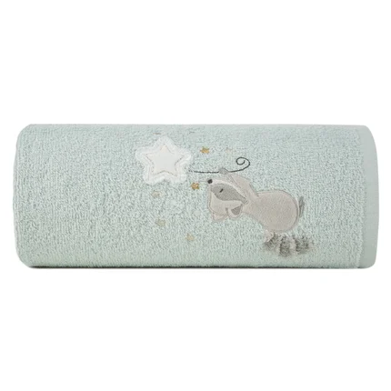 Ręcznik kąpielowy dziecięcy 50x90 cm bawełniany kolor niebieski 400 g/m2 BABY 48 Ręcznik kąpielowy dziecięcy 50x90 cm bawełniany kolor niebieski 400 g/m2 BABY 48 - 50 x 90 cm