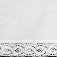 Zazdrostka VINCE z tkaniny z przewagą bawełny zdobiona koronką - 150 x 30 cm - biały 6