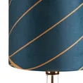 LIMITED COLLECTION Lampa stołowa LOTOS 4 na szklanej podstawie z efektem ombre z welwetowym abażurem HARMONIA TURKUSU - ∅ 32 x 61 cm - turkusowy 8
