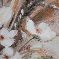Obraz ręcznie malowany na płótnie bukiet kwiatów z trawą pampasową - 60 x 120 cm - beżowy 2