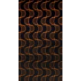 Zasłona POLA z welwetu z symetrycznym falującym wzorem - 140 x 250 cm - czarny 5