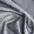 Zasłona welwetowa zdobiona nieregularnym srebrnym nadrukiem - 140 x 270 cm - szary 6