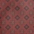 TERRA COLLECTION Komplet pościeli  MOROCCO 2 z makosatyny bawełnianej z geometrycznym wzorem - 220 x 200 cm - bordowy 10