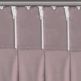 Zasłona DORA z gładkiej i miękkiej w dotyku tkaniny o welurowej strukturze - 120 x 240 cm - wrzosowy 9
