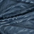 Zasłona LIVIA z botanicznym wytłaczanym wzorem - 140 x 250 cm - ciemnoniebieski 11