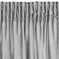 Zasłona MIRELA z miękkiego  welwetu z przecieranym wzorem - 140 x 270 cm - szary 6