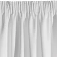 DESIGN 91 Zasłona PARISA z gładkiej tkaniny zaciemniającej typu BLACKOUT - 140 x 270 cm - biały 4