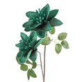 Kwiat sztuczny dekoracyjny z plastycznej pianki foamirian - ∅ 20 x 70 cm - ciemnozielony 1