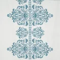 REINA LINE komplet pościeli REINA 29 z satyny bawełnianej z wzorem ornamentu - 160 x 200 cm - biały 4