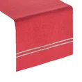 Bieżnik zdobiony cyrkoniami - 33 x 140 cm - czerwony 3