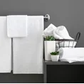 Klasyczny ręcznik gładki - 50 x 100 cm - biały 4