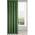 Zasłona jednokolorowa RITA z gładkiej tkaniny - 140 x 270 cm - zielony 2