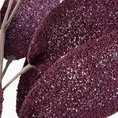 LIŚCIE OZDOBNE, kwiat sztuczny dekoracyjny z pianki obsypany brokatem - 85 cm - fioletowy 2