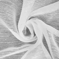 Firana BELISSA z gładkiej etaminy z drobnym deszczykiem na taśmie flex - 300 x 170 cm - biały 9