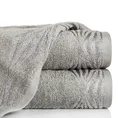 DIVA LINE Ręcznik SALLY w kolorze srebrnym, z żakardową bordiurą z połyskiem - 50 x 90 cm - srebrny 1