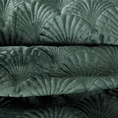 EUROFIRANY PREMIUM narzuta  z miękkiego welwetu pikowana metodą tradycyjnego szycia wzór art deco - 220 x 240 cm - ciemnomiętowy 3