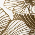 Obraz GOLDIE ręcznie malowane na płótnie złociste kwiaty - 120 x 90 cm - złoty 2