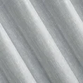 Zasłona o grubym płóciennym splocie przeplatana srebrną nicią - 140 x 250 cm - szary 5