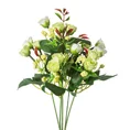 RÓŻYCZKI DROBNE bukiet, kwiat sztuczny dekoracyjny - ∅ 17 x 30 cm - zielony 1
