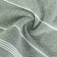 Ręcznik z bordiurą w formie sznurka - 70 x 140 cm - stalowy 5