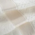 Ręcznik z ozdobną bordiurą z błyszczącą nicią - 50 x 90 cm - kremowy 5