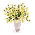 Sztuczny kwiat dekoracyjny o płatkach z jedwabistej tkaniny - dł.93cm dł.z kwiatami 42cm śr.8cm - jasnoróżowy 2