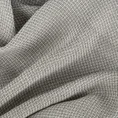 Zasłona CINDY z tkaniny o strukturze drobnej siateczki w stylu eko - 140 x 250 cm - szary 12
