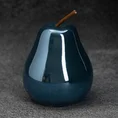 Gruszka - figurka ceramiczna SIMONA z perłowym połyskiem - 8 x 8 x 13 cm - granatowy 1