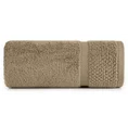 Ręcznik VILIA z puszystej i wyjątkowo grubej przędzy bawełnianej  podkreślony ryżową bordiurą - 70 x 140 cm - beżowy 3