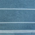 Ręcznik z bordiurą w formie sznurka - 50 x 90 cm - ciemnoniebieski 2