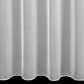 Tkanina firanowa gładka matowa markizeta o gęstym splocie zakończona szwem obciążającym - 160 cm - biały 3