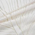 LIMITED COLLECTION Koc BLANCA 4 miękki i delikatny w dotyku zdobiony motywem dużych liści lilii wodnej MAGIA BIELI - 150 x 200 cm - biały 4