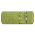 Ręcznik bawełniany FIORE z ozdobnym stebnowaniem - 50 x 90 cm - oliwkowy 3