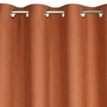 TERRA COLLECTION Zasłona MOROCCO z tkaniny o płóciennym splocie - 140 x 250 cm - ceglasty 4