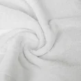 EVA MINGE Ręcznik JULITA gładki z miękką szenilową bordiurą - 70 x 140 cm - biały 5