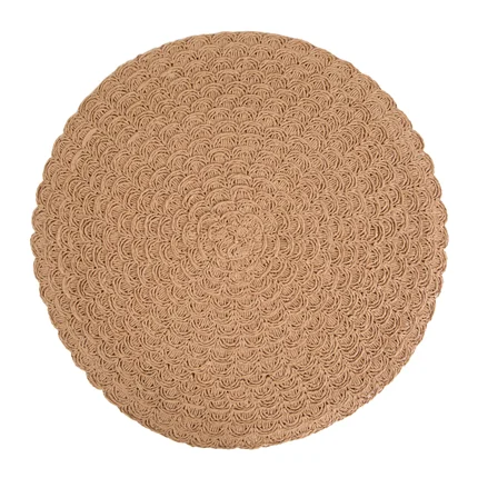 Okrągła pleciona podkładka BOHO 10 z wzorem Okrągła pleciona podkładka BOHO 10 z wzorem - ∅ 38 cm