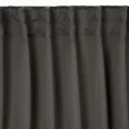 Zasłona MILAN jednokolorowa z tkaniny zaciemniającej typu blackout - 140 x 300 cm - grafitowy 6