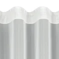 Firana VIOLET z gładkiego mlecznego woalu wykończona szwem obciążającym - 200 x 270 cm - kremowy 4
