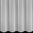 Tkanina firanowa typu aden, gładka, matowa z efektem deszczyku wykończona obciążnikiem - 160 cm - biały 3