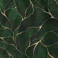 NOVA PRINT BOX Komplet pościeli GIFT1 z wysokogatunkowej satyny bawełnianej z motywem marmurku w kartonowym opakowaniu na prezent - 160 x 200 cm - zielony 4