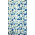 Zasłona LARYSA z miękkiego welwetu z kwiatowym nadrukiem - 140 x 250 cm - niebieski 5