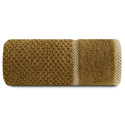 EUROFIRANY PREMIUM Ręcznik CALEB z bawełny frotte o strukturze drobnej krateczki EUROFIRANY PREMIUM Ręcznik CALEB z bawełny frotte o strukturze drobnej krateczki - 70 x 140 cm
