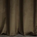 Zasłona LIZA z welwetu z ozdobnym pasem z błyszczącym, cieniowanym nadrukiem - 140 x 250 cm - jasnobrązowy 3