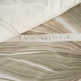 EVA MINGE Komplet pościeli SOPHIA z najwyższej jakości makosatyny bawełnianej z designerskim nadrukiem i logo - 220 x 200 cm - biały 5