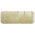 Ręcznik do rąk 30x50 cm bawełniany kolor beżowy z welwetową bordiurą 500 g/m2 MARI - 30 x 50 cm - beżowy 3