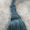 Dekoracyjny sznur do upięć z chwostem - dł. 68 cm - niebieski 3