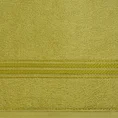 Ręcznik LORI z bordiurą podkreśloną błyszczącą nicią - 50 x 90 cm - oliwkowy 2