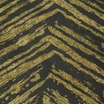 NOVA PRINT METALLIC 25 Komplet pościeli  z wysokogatunkowej satyny bawełnianej  z metalicznym nadrukiem łącząca motywy geometryczne i botaniczne w kartonowym opakowaniu na prezent - 220 x 200 cm - czarny 7